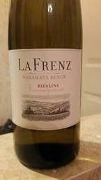 La Frenz Estate Winery Reisling 2015